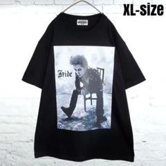 X JAPAN X 第1回目ファンクラブ会報　hideのイラストプリントTシャツ X JAPAN X 第1回目ファンクラブ会報 hideのイラストプリントT