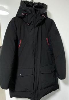 MONCLER ロゴワッペン ダウン 切り替え タートルネック トップス 極美品 美品✨モンクレール ライトダウンジャケット ニット切替