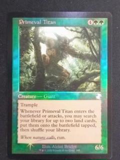 MTG 旧枠 原始のタイタン/Primeval Titan Foil 英語 ③