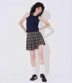 TINA:JOJUN ミニ丈 チェックプリーツスカート ミニ丈 チェックプリーツスカート TINA：JOJUN（スカート