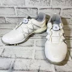 adidas　アディダス　BOA　ゴルフシューズ　ホワイト　23cm