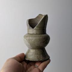古瀬戸 灰釉 尊式花瓶 残欠 陶片 室町 古瀬戸 灰釉 尊式花瓶 残欠 陶片 室町 - メルカリ