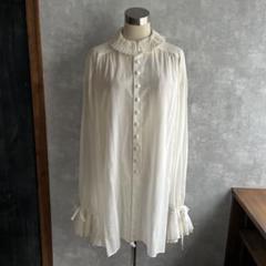 ヴィンテージ 古着レトロプリーツブラウスused ビンテージ希少
