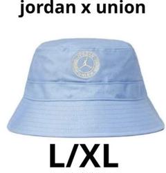 【未使用】Jordan x UNION Bucket Hat Sky Blue