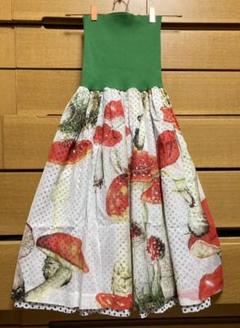未使用▽あちゃちゅむ ムチャチャ▽ きのこ柄スカート ベア