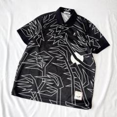 超美品・コラボ マークアンドロナ メッシュポロシャツ 半袖
