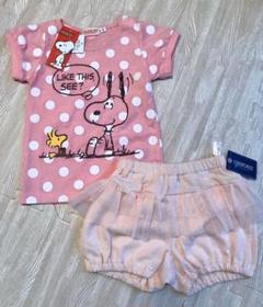 新品未使用女の子Tシャツ、ショートパンツ