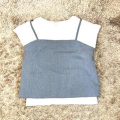 150cm★a.v.v★重ね着風半袖Tシャツ カットソー avv