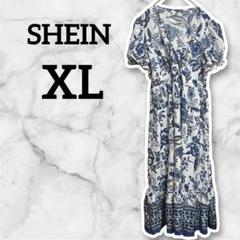 SHEIN シーイン 花柄 マキシワンピース 【XL】 フラワー 夏