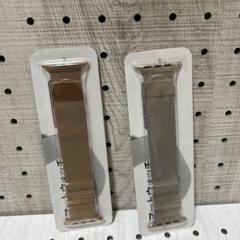 アップルウォッチ バンド 【シルバー、ゴールド2本セット】