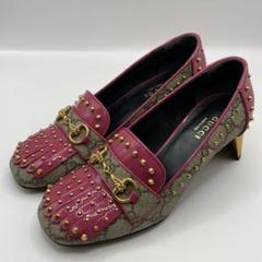 グッチ GUCCI GGマーモント レザー フラット バレエシューズ