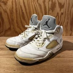NIKE AIR JORDAN 5 RETRO 　ホワイト/グレー　27cm