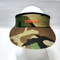 【希少・白タグ・90’s】OLD STUSSY 迷彩 サンバイザー