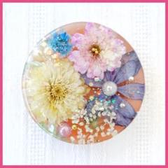No.2489 ハンドメイド ヘアゴム レジン ドライフラワー - メルカリ
