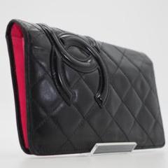 【美品✨】シャネル カンボンライン ミディアム 財布 正規品美品！ シャネル CHANEL カンボンライン 財布 - メルカリ