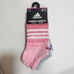 adidas WOMEN ソックス 6足セット　22-27ｃｍ
