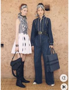 DIORカットオフ　フリンジデニム34 DIORカットオフ フリンジデニム34 - メルカリ