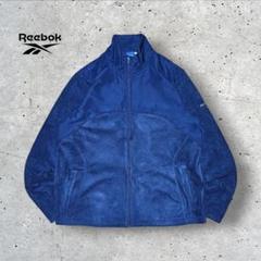 00年代 リーボック Reebok フルジップ ボア フリースジャケット刺繍ロゴ