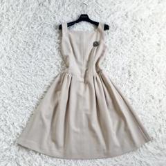 【未使用級♡着用1回】FOXEY NEW YORK ブローチ付き♡ワンピース 未使用級♡着用1回】FOXEY NEW YORK ブローチ付き♡ワンピース