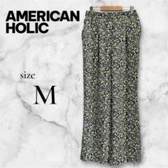 AMERICANHOLIC アメリカンホリック　花柄パンツ ネイビー/イエローのサムネイル