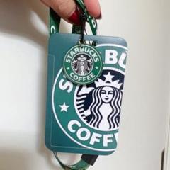 スタバ IDカードホルダー IDカードケース 社員証ケース ネックストラップ付のサムネイル