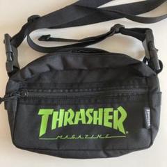 THRASHER ボディバッグ ブラック