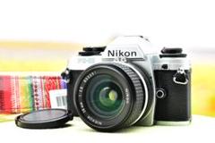 超美品 ニコン FG-20 シルバー フィルムカメラ　モルト新品交換済 M147 Nikon - 超美品 ニコン FG-20 シルバー フィルムカメラ モルト