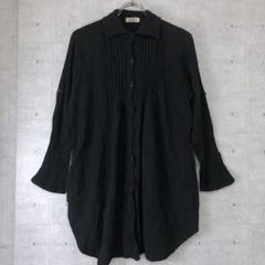 49BOY タイ製 シンプル エスニック古着 長袖 シボ感 ガーゼ シャツ