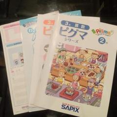 おまけ付！2025年最新版SAPIXピグマ小学3年１月号から３月号 小3 ピグマキッズ 3年生 1年分 SAPIXピグマシリーズ