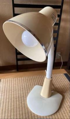 【ナショナル】昭和レトロ　電気スタンド　レアLOVE ＥＹＥ　クリーム色　ライト