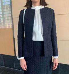【値下げ】Demi-Luxe BEAMS ツイードペプラムジャケット38サイズ 値下げ】Demi-Luxe BEAMS ツイードペプラムジャケット38サイズ