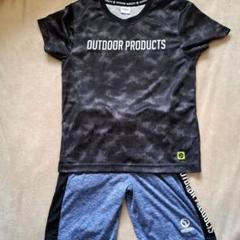 最終お値下げ‼️OUTDOOR アウトドア Tシャツ＆ハーフパンツ 150サイズ