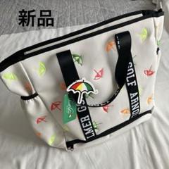 新品 タグ付き アーノルドパーマー ゴルフバッグ ホワイト トートバッグ 大きい