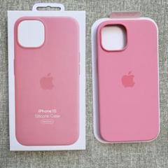 「新品未使用·純正」 iPhone 15 シリコンケース ピンク MagSafe
