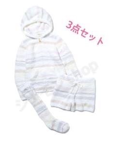新品・未使用　ジェラートグラデ3ボーダーパーカ&ロングパンツSET ✨新品・未使用 ジェラートグラデ3ボーダーパーカ&ロングパンツ
