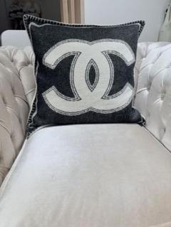 【美品】CHANEL シャネル クッション クッションカバー　ココマーク