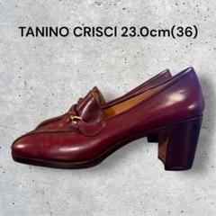 TANINO CRISCI レザー ローファー パンプス 23cm 茶色 - メルカリ