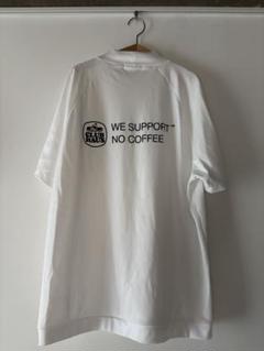 NO COFFEE×CLUBHAUS コラボ　ハーフジップ半袖シャツ CLUBHAUS×NO COFFEEコラボ 半袖モックネック白 XL - メルカリ
