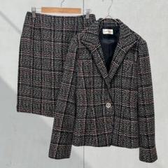 2241【HAAPYBOX】ツイード　セットアップ　ジャケット　スカート
