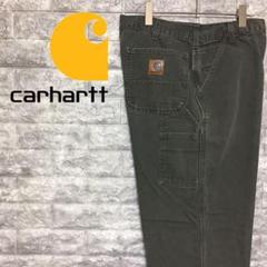 カーハート 革タグ ダック ペインター ワイドワークパンツ ビッグサイズ