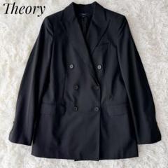 Theory セオリー ダブルジャケット ブラック 2サイズ(M相当) Theory セオリー ダブルジャケット ブラック 2サイズ(M相当)