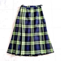 極美品✨ ONEIL OF DUBLIN タータンチェック ロングスカート黄緑 極美品✨ ONEIL OF DUBLIN タータンチェック ロングスカート黄緑