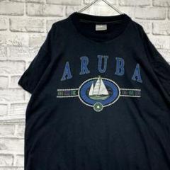 USA製90sヴィンテージTシャツ！シングルステッチブラック半袖古着2XL716