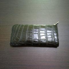 革芸人　L字ファスナーナイルクロコダイル財布