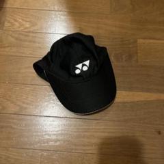 ヨネックス キャップ 黒 白ロゴ