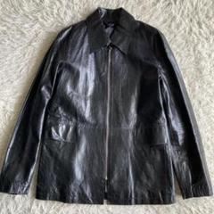 【80s90】Vintage DOMON　レザーブルゾン　Ｌ　黒 2025年最新】DoMoN レザージャケットの人気アイテム - メルカリ