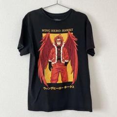 人気アイテム【ヒロアカ】半袖/Tシャツ/ブラック/ホークス/バースデー ヒロアカ ポケット付き ビッグシルエットTシャツ バースデイ 緑