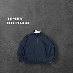 TOMMY HILFIGER トミーヒルフィガー ハーフジップ スウェット 古着