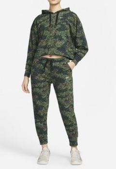 NIKE レディース ドライフィット スウェット セットアップ 緑 グリーン S ナイキ ジャージ 上下セット 迷彩 花柄 DM6968-328 DM6966-328 S 緑 グリーン 迷彩 花柄 ナイキ スウェット 上下セット - メルカリ