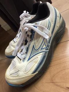Mizuno テニスシューズ ホワイト/ブルー